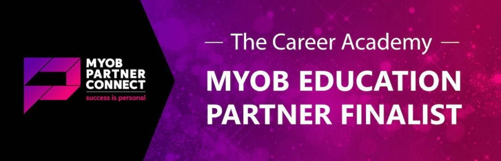MYOB education partner award banner