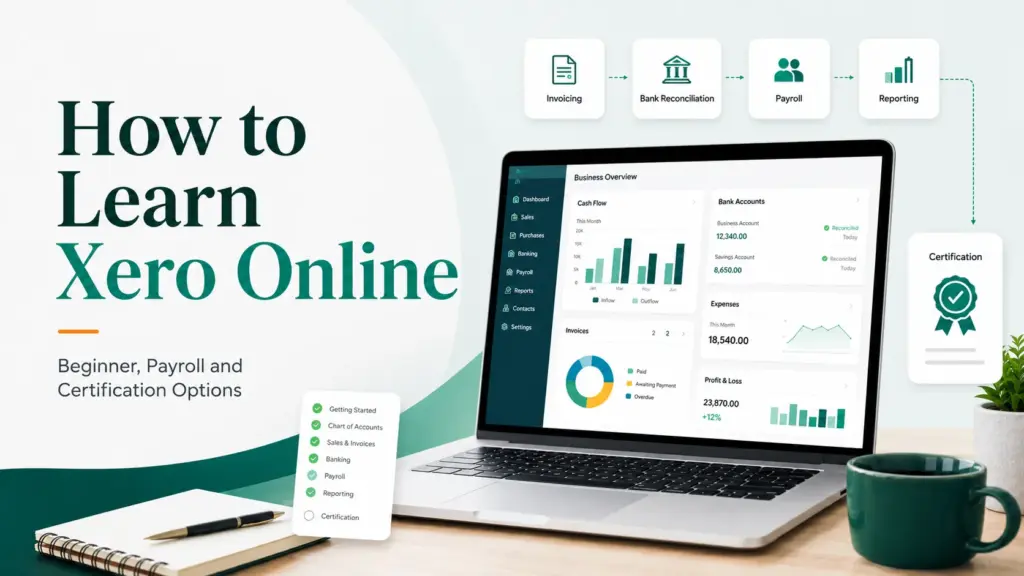 How to learn Xero online with beginner payroll and certification options